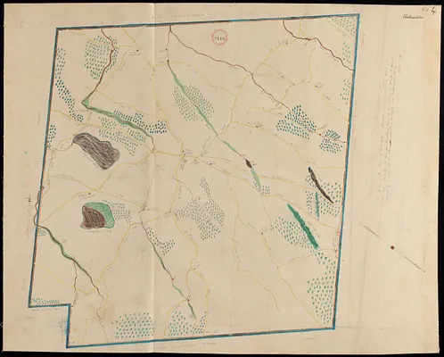 Plan of Hubbardston made by William Young, dated 1831