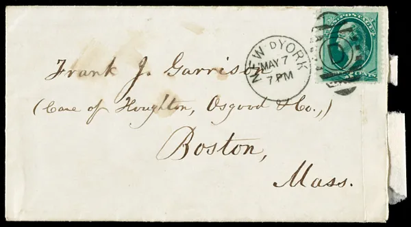 Letter from William Lloyd Garrison, New York, to Francis Jackson Garrison, May 7, 1878