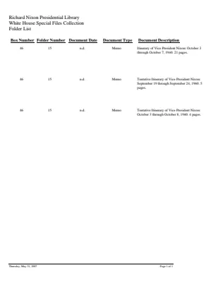 WHSF: Returned, 46-15