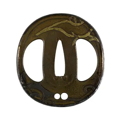 Tsuba with Waves
