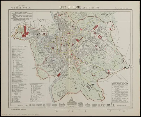 City of Rome as it is in 1882