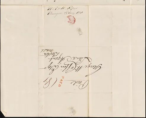 H.R. & W. Poper to George Coffin. 23 August 1841