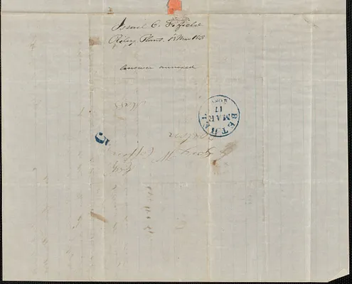 Israel Fifield to George Coffin, 13 March 1848