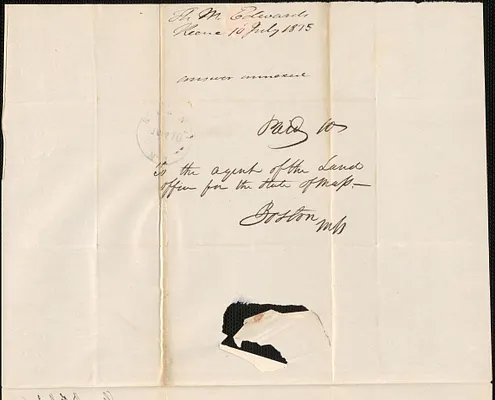 Thomas M. Edwards to George Coffin, 10 July 1835