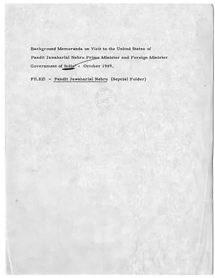 White House File Note