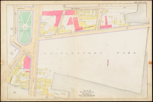 Atlas of the city of Boston : Charlestown