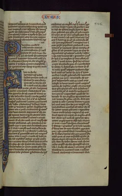 Historiated Initial ""F"" with the Sacrifice of an Ox