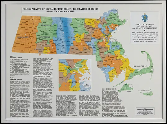 Commonwealth of Massachusetts Senate legislative districts