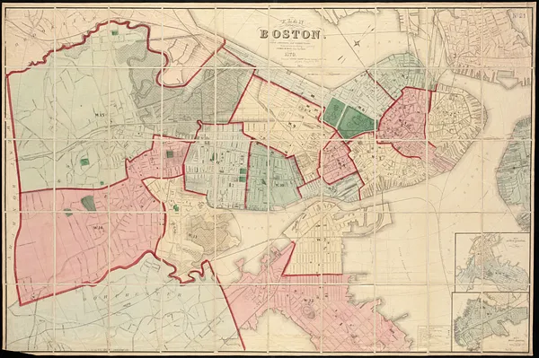 Plan of Boston, with additions and corrections