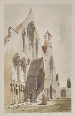 Picturesque Architecture in Paris, Ghent, Antwerp, Rouen:  Hospice des Vieillards, Ghent, Belgium