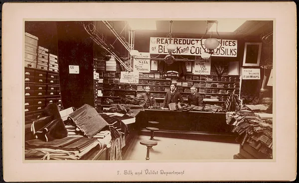 7. Silk and Velvet Department. Almy, Bigelow & Washburn