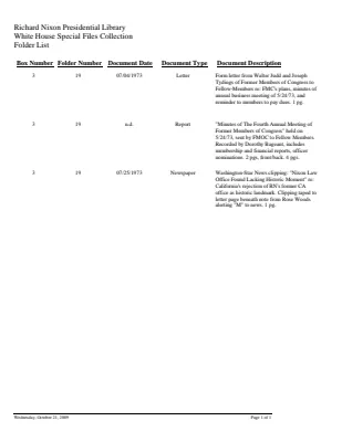 WHSF: Returned, 3-19