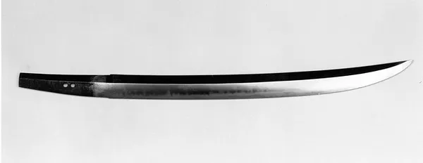 Short Sword (""Wakizashi"") with Dark Brown Saya