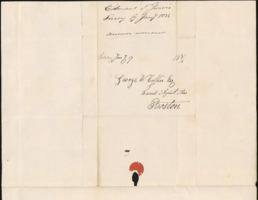 Edward S. Jarvis to George Coffin, 17 January 1834