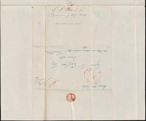 E.L. Hamlin to George Coffin, 9 September 1841