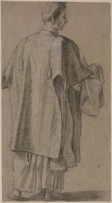 Ecclesiastic Seen from Behind