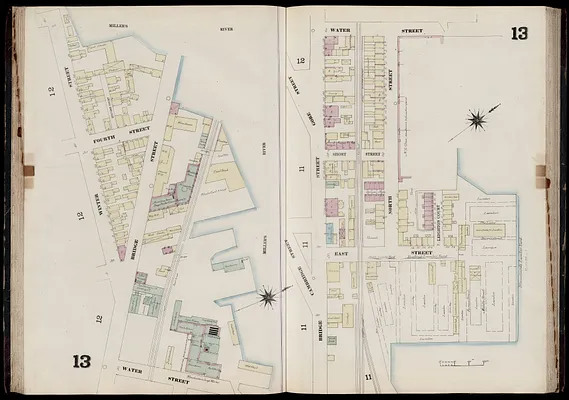 Insurance map of Charlestown : portions of Roxbury (now annexed to Boston) and Cambridge