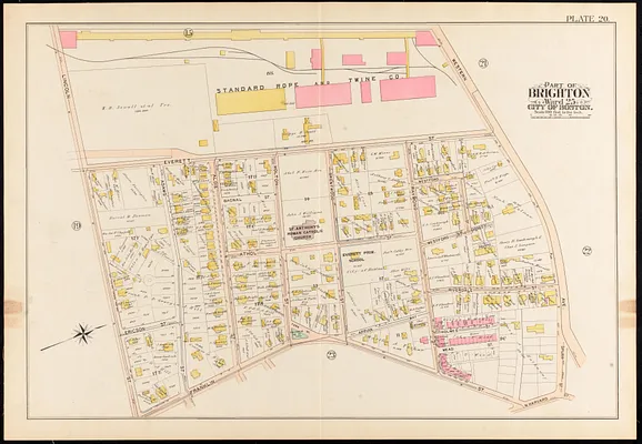 Atlas of the city of Boston, Brighton
