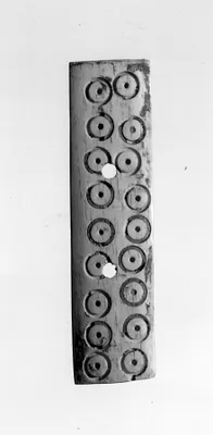 Concentric circles in rows