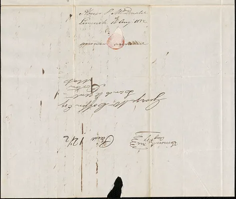 Abner McDonald to George Coffin, 16 August 1832