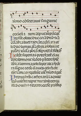 Leaf from Antiphonary
