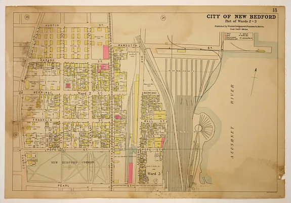 Atlas of the City of New Bedford, Part of Wards 2 - 3, plate 18