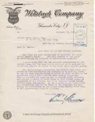 Letters Received to A. Roeder, February 13, 1926