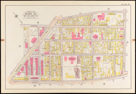 Atlas of the city of Boston, Roxbury