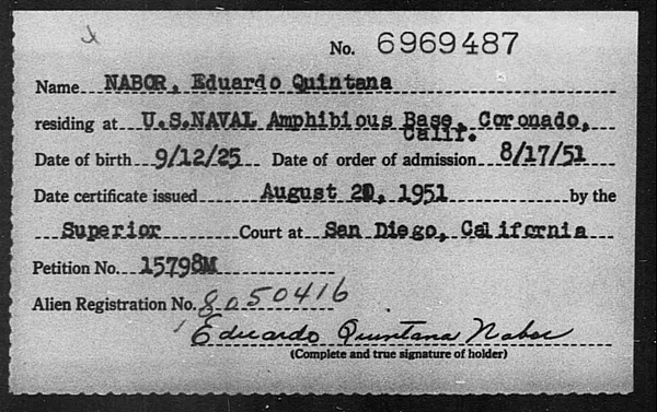 Nabor, Eduardo Quintana - 1951