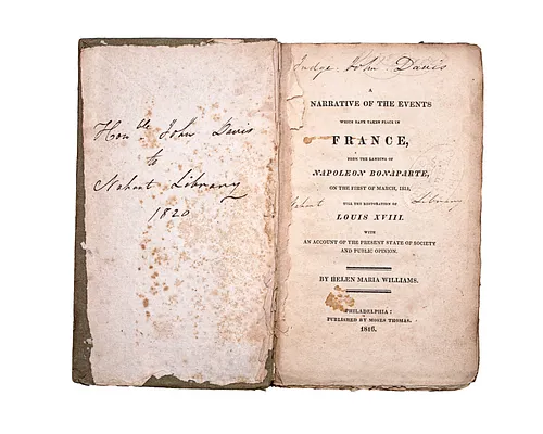 A narrative of the events which have taken place in France