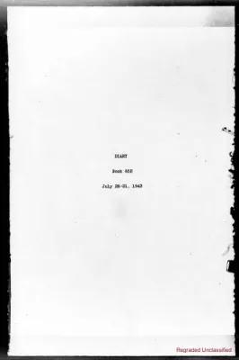 Volume 652, July 28 – July 31, 1943