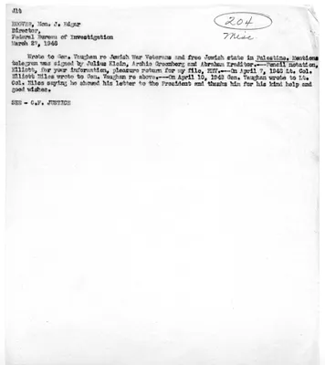 Cross Reference Memorandum