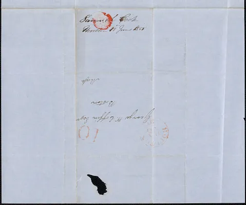 Samuel Cook to George Coffin, 18 June 1851