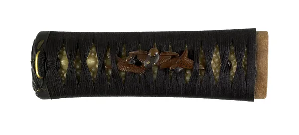 Tsuka with Sparrows and Quail