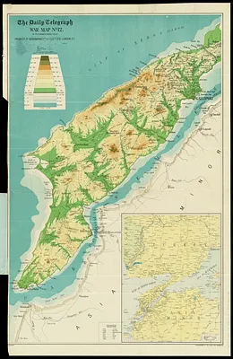 The Daily Telegraph war map no. 12