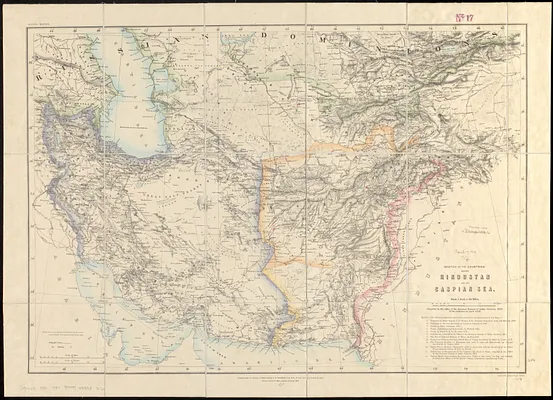 Sketch of the countries between Hindustan and the Caspian Sea