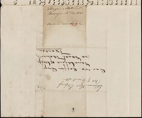 Hazer Mitchell to George Coffin, 21 December 1843