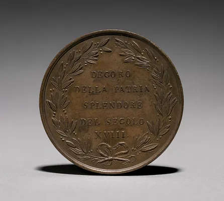 Medal: Guiseppe Rossi Pittore (reverse)