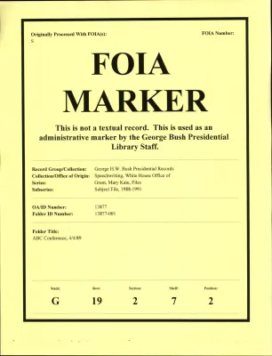 ABC Conference 4/4/89 [OA 4425]