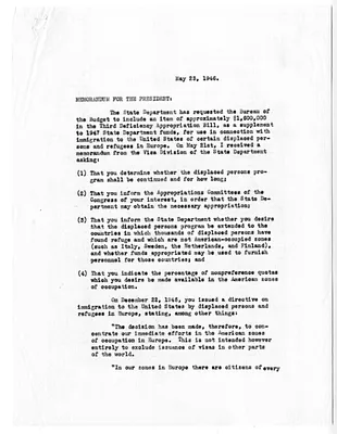 Correspondence Between President Harry S. Truman and Richmond Keech, with Related Material