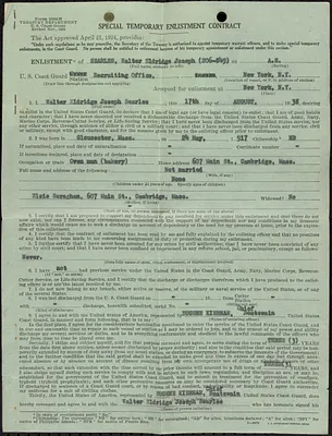 Special temporary enlistment contract