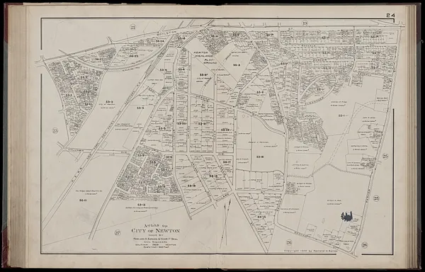 Atlas of the city of Newton, Massachusetts