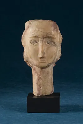 Head of a Woman with an Oval Face