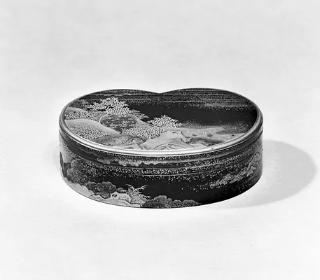 Incense Holder with Blossoming Cherry Trees