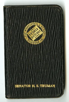 Diary and Appointment Book of Harry S. Truman