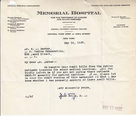 Letters Received to H.S. Barker [H.H. Barker], May 16, 1933