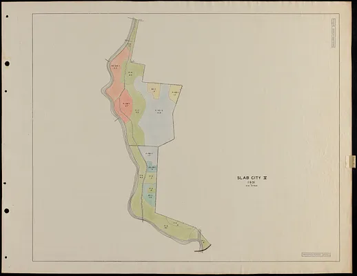 Slab City V 1931 Stand Map