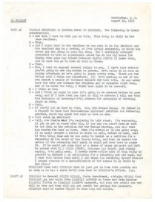 Summaries of Telephone Conversations
