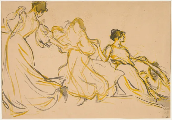 Study for a Decoration for the Salle des Fêtes of the Town Hall of Paris's 11th arrondissement