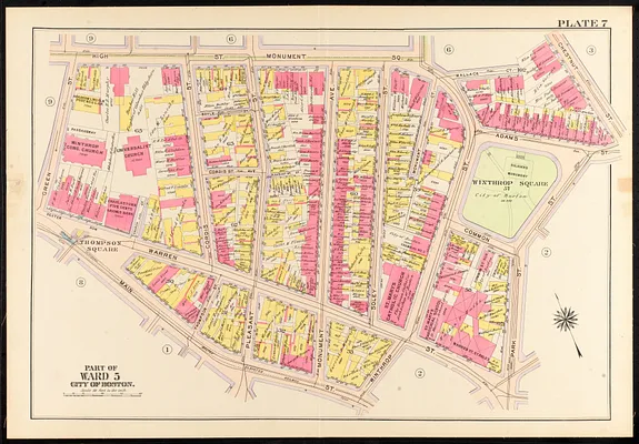 Atlas of the city of Boston, Charlestown and East Boston